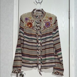 Double D Ranch “Hilda” Blouse Size XL